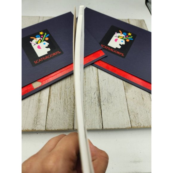 Vintage 1988 Scattergories Game Replacement Boards papers lists set of 2 - Picture 9 of 10
